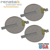 3X Renata CR2016-MFR-SM 3V Lithium Coin Battery 2 PIN HORZ SMT for PC CMOS CHECKSUM Failure Battery State Low, System Options NOT Set, TIME Date NOT Set Display Type Mismatch, Memory Size Mismatch