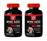 Muscle Booster Supplement - Nitric Oxide PRE Workout Booster 3600MG - Nitric Oxide Supplements for Sex - 2 Bottles 180 Caplets