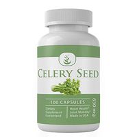Celery Seed (100 Capsules, 630 mg Serving) by Pure Organic Ingredients, All-Natural Support for Heart & Kidney Health, High in Essential Nutrients, Non-GMO*