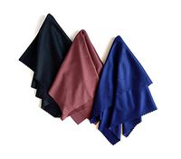 FOCUS Products Eyeglass MicroFiber Cleaning Cloth - 3Pack  Multicolor L/XL