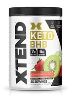 Scivation Xtend Keto | The Perfect Keto & BCAA Powder Strawberry Kiwi Splash | Sugar Free Bhb Exogenous Ketones Supplement with Bhb Salts & Electrolytes | 7g bcaas for Men & Women | 20 Servings