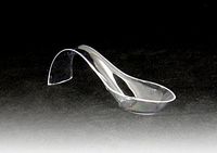 Royal Plasticware, PW2870, 5" Asian Spoon, Clear