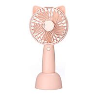 Shmei Handheld Mini Fan,Rechargeable Portable USB Powered Cooling Fan or Trip, Disney, Oudoor, Office, Makeup (Pink)