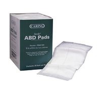 Medline Pad Abdominal Caring, 5 Inch x 9 Inch, 400 Count