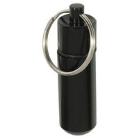 HTS 261C0-BK Small Aluminum Pill Container (Black)