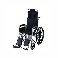 Roscoe Medical Removable Full-Length Arms, Elevating Legrest 16" R-Series Reclining Wheelchair