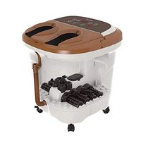 LC_Kwn Foot Bath Household Automatic Footbath Electric Massage Heating Foot Bath Barrel Thermostat Deep Barrel