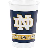 Notre Dame 20 oz Plastic Cups, 24 ct