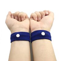 Motion Sickness Bands,Acupressure Wristbands Pair of Anti Nausea Acupressure Travel Sick Bands