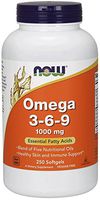 Now Foods, Omega 3-6-9, 1000 mg, 250 Softgels
