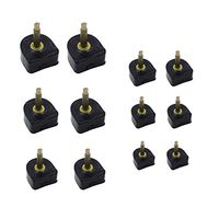 24 Pairs Heel Tip Taps High Heel Caps Shoes Replacement Dowels Shoe Repair Tip Taps, 7mm, 8mm, 9mm, 10mm, 11mm, 12mm