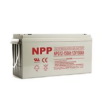 NPP NPG12-150Ah Rechargeable Gel Deep Cycle 12V 150Ah Battery with Button Style Terminals