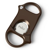 Palio Composite Cigar Cutter, Guillotine Style, Stainless Steel 420 SS Blades, For Up To 60 Ring Gauge, Sahara Brown