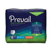 Prevail Absorbent Underwear Prevail Extra Pull On Large Disposable Moderate Absorbency (Pack of 18) by Prevail