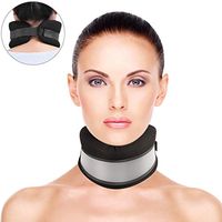 Healifty Neck Brace - for Neck Pain and Support - for Spondylitis - for Man - Adjustable Cervical Collar - for Sleeping - Relief Pain and Pressure in Spine at Work (Black)