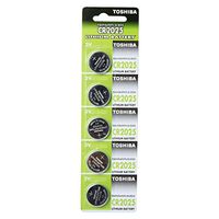 Toshiba CR2025 3V Lithium Battery 1PACK X (5PCS) =5 Single Use Batteries