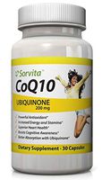 Sorvita Coq10 200mg Capsules ~ Best Coenzyme Q10 Supplement. High Absorption Ubiquinone for Cardiovascular Health. Now with Full 30 Day Supply. Money Back Guarantee