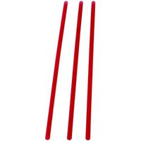 Waddington North America Slim Red Straws, 8" (04-0465) Category: Unwrapped Straws