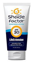 Life Extension Shade Factor Mineral SPF 30 Sunscreen Lotion, 0.34 Pound