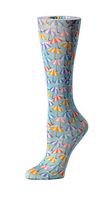 Cutieful Therapeutic Graduated 8-15 mmHg Compression Socks - Striped Umbrellas
