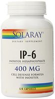 Solaray IP-6 with Inositol Capsules, 400 mg, 120 Count
