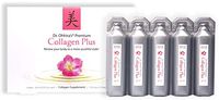 Dr. Ohhira's Premium Collagen Plus. A Liquid Easily mixable Collagen Supplement with 7,750 mg of Marine Collagen Peptides, Plus Cherry Blossom Extract, and a Plant-Based Probiotic Concentrate, 5 Pack