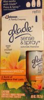 Glade - Sense & Spray Refill Hawaiian Breeze - 0.43 Oz. (Pack of 4)