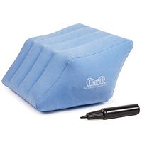 Contour 2-in1 Inflatable Leg & Knee Relief Support Cushion - Wedge Pillow Gently Elevates Legs to Relax Muscles & Comfort Swelling