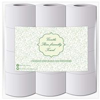 Decdeal Thicken 4-Layer Toilet Paper Roll Paper Towel Soft Skin-Friendly Tissue for Home Bathroom Kitchen Office Hotel