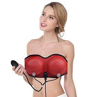 ZSH Manual Inflatable Breast Electric Massager Electric Breast Massager Chest Massage Instrument Far Infrared Heat Compress Beauty