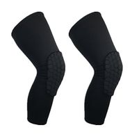 ECHERY 2pcs Protective Knee Pads Anti-Slip Basketball Football Breathable Knee Pads Elbow Guard Compression Leg Sleeve