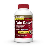 GoodSense Extra Strength Pain Relief, Acetaminophen Caplets, 500 mg, Temporarily Relieves Minor Aches and Pains and Reduces Fever, 225 Count