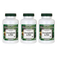 Swanson Chlorophyllin & Mint 500 Chwbls (3 Pack)