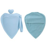 JOUDOO Hot Water Bottle, Classic Rubber Hot or Cold Water Bag for Pain Relief and Comfort 10oz with Cover (PG1901 Blue)