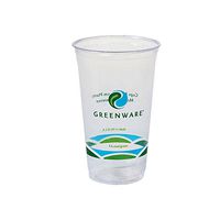 Greenware Plas Cup 16Oz Trans 50/Sleeve