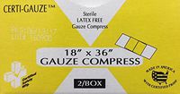 Certi-Gauze Compress (211-014) 18" X 36" # 638