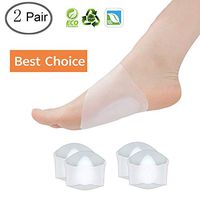 Gel Arch Support- Soft Gel Sleeves for Flat Foot & Plantar Fasciitis Support & Pain Relief—Arch Support Pads for Women and Men