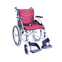 Qi Peng-//wheelchair - Aluminum Alloy Elderly Disabled Hand Push Wheelchair, Lightweight Folding Portable Travel Wheelchair (Color : Big Wheel)
