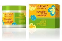 Alba Botanica Hawaiian Aloe and Green Tea Oil Free Skin Moisturizer - 3 Oz (Pack of 2)