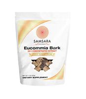 Samsara Herbs Eucommia Extract Powder - 20:1 Concentrated Extract (2oz/57g) | Bone Health | Hormonal Health | Libido | Ligaments & Tendons | Nourishes Jing