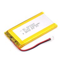 3.7V 1200mAh 503365 Lipo Battery Rechargeable Lithium Polymer ion Battery Pack with JST Connector