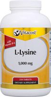 Vitacost Super Lysine Formula with Vitamin C & Echinacea - 180 Tablets