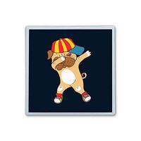 XIANN Care Contact Lens Box Holder Container Case Storage Eyecare Kit - Dabbing Pug Pugicorn