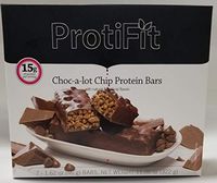 Proti Fit Protein Bar - Choc-a-lot chip - 15g - Low Carb - Low Calorie - Weight Loss Snack Bar for Healthy Diets, Hunger Control, Appetite Suppressant,7 Count (1.62 OZ NET Weight 11.63OZ)