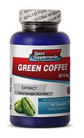 Green Coffee Beans Supplement - Green Coffee Extract 800mg - Herbal Natural Green Coffee Bean Extract to Supress Appetite and Boost Energy (1 Bottle 60 Capsules)