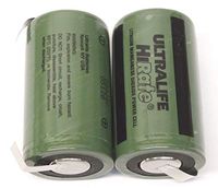 Ultralife U10014 (UHR-CR34610) Non-Rechargeable LiMnO2 D Cell Battery w/End Caps & Re-settable Fuse