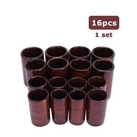 Cupping Bamboo Acupuncture Therapy Set, Massage Vacuum Cups Therapy Kit, Body Suction Set for Pain Relief,16pcs