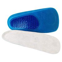 Medipaq Super Soft Gel 3/4 Length Comfort Support Insoles Instant Relief from The Pain of Weak Arches and Damaged Heels 9-14