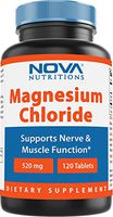 Nova Nutritions Magnesium Chloride 520mg - Supports Healthy Nervous System - 120 Tablets