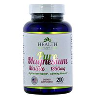 Pure Magnesium Malate 1350 mg - 200 Capsules. Physician Formulated Highly Absorbable, Calming Mineral.